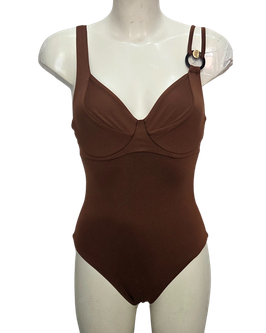 Costume da bagno intero Marrone