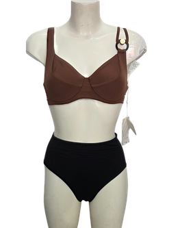 Costume da bagno 2 pezzi Marrone e  Nero - Max Mara
