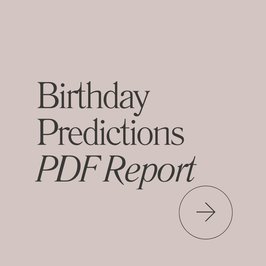 The Birthday Predictions Report
