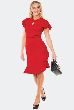 Vooodoo Vixen red diva dress mt XL