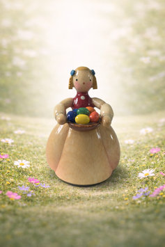 Mädchen mit Eierschüssel Nr. 070/08 , 075/08