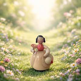 Hut Dame mit Blume 020/14  , 025/14