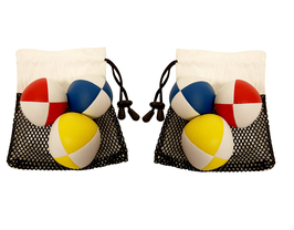 Promotion: Balles de jonglage, set de 3, pack de 2 en sachet