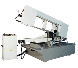 Hydraulic semi auto bandsaw with Inverter hydraulic vice