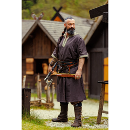 Kurzarmtunika "Richard", dunkelbraun