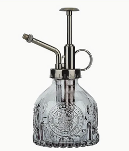 Vintage Sprühflasche Pflanzen Glas Retro Pflanzensprüher Nostalgie Zerstäuber 200 ml