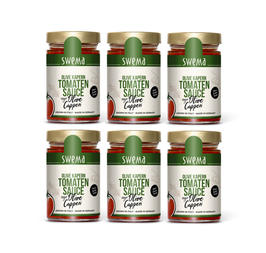 6x Olive Capperi - Olive Kapern Bio-Tomatensauce, 300g