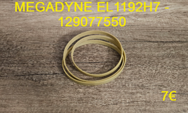COURROIE LAVE-LINGE : MEGADYNE EL1192H7 - 129077550