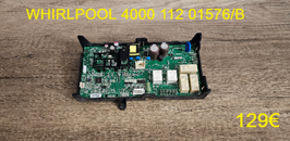 CARTE DE PUISSANCE FOUR : WHIRLPOOL 400011201576/B