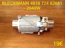 RÉSISTANCE LAVE-VAISSELLE : BLECKMANN 461972462681 - 2040W