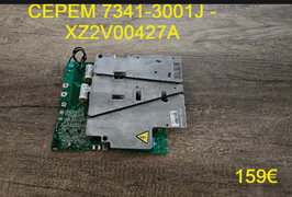 CARTE DE PUISSANCE PLAQUE VITROCÉRAMIQUE : CEPEM 7341-3001J - XZ2V00427A