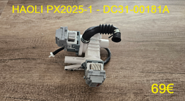 POMPE DE VIDANGE : HAOLI PX2025-1 - DC31-00181A
