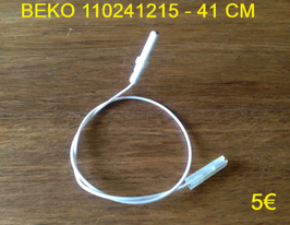 BOUGIE D'ALLUMAGE : BEKO 110241215 - 41 CM