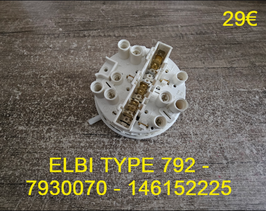 PRESSOSTAT : ELBI TYPE 792 - 7930070 - 146152225