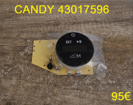 CARTE DE COMMANDE LAVE-LINGE : CANDY 43017596