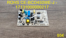 CARTE DE PUISSANCE FRIGO : ROHS CE-BCD450WE-J - 17131000000217