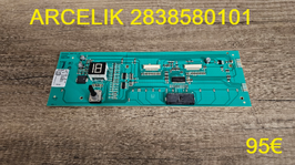 CARTE DE COMMANDE LAVE-LINGE : ARCELIK 2838580101