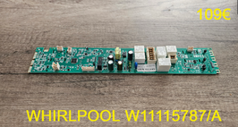 CARTE DE PUISSANCE FOUR : WHIRLPOOL W11115787/A