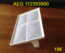 FILTRE A PELUCHES SÈCHE-LINGE : AEG 112353900