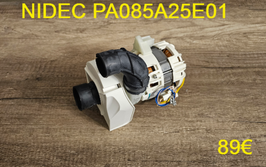 POMPE DE CYCLAGE LAVE-VAISSELLE : NIDEC PA085A25E01