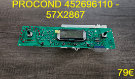 CARTE DE COMMANDE SÈCHE-LINGE : PROCOND 452696110 - 57X2867