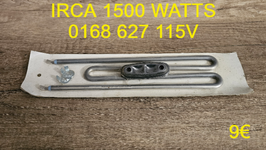 RÉSISTANCE LAVE-LINGE : IRCA 1500 WATTS 0168 627 115V