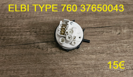 PRESSOSTAT : ELBI TYPE 760 37650043