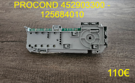 CARTE DE COMMANDE SÈCHE-LINGE : PROCOND 452903300 - 125684010