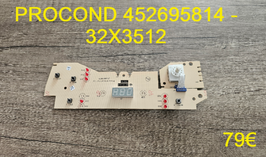CARTE DE COMMANDE LAVE-VAISSELLE : PROCOND 452695814 - 32X3512