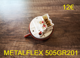 PRESSOSTAT : METALFLEX 505GR201