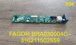 CARTE DE COMMANDE CONGEL : FAGOR BRA030004C - 310211502559