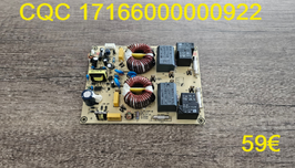 CARTE FILTRE PLAQUE VITROCÉRAMIQUE : CQC 17166000000922