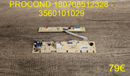 CARTE DE COMMANDE FRIGO : PROCOND 180708512328 - 3560101029