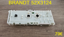 CARTE DE COMMANDE LAVE-LINGE : BRANDT 52X3124