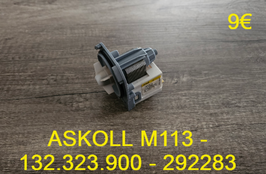 POMPE DE VIDANGE : ASKOLL M113 - 132.323.900 - 292283