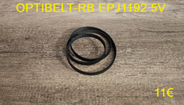 COURROIE LAVE-LINGE : OPTIBELT-RB EPJ1192 5V