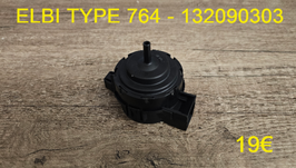 PRESSOSTAT ANALOGIQUE LAVE-LINGE : ELBI TYPE 764 - 132090303
