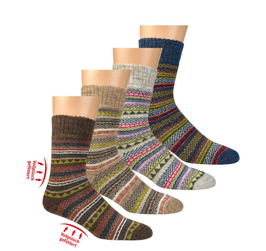 Thermo-Socken mit Alpakawolle