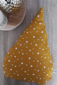 ✩ Coussin  goutte moutarde étoile ✩