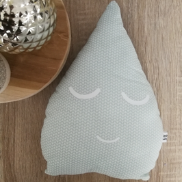 ✩ Coussin goutte vert d'eau ✩