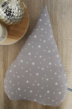 ✩ Coussin  goutte gris étoilé ✩