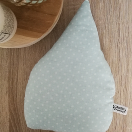 ✩ Coussin goutte vert d'eau pois ✩