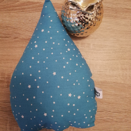 ✩ Coussin goutte turquoise étoilé ✩