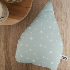 ✩ Coussin goutte vert d'eau étoilé ✩
