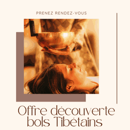 Massage "Eté Indien" + 15 min offertes de relaxation aux bols Tibétains.