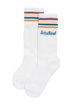 Schulkind Socken blau/grün