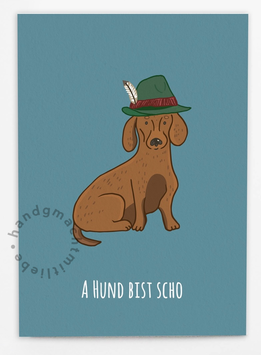 Postkarte a Hund 539