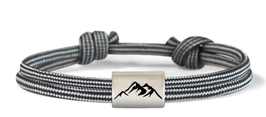 Berg Armbandl grau/schwarz