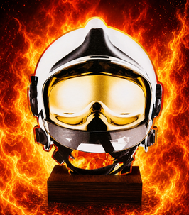 Pokal Ehrenpreis Feuerwehr Holz Pokal inkl.Gravur NEU