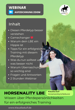 Horsenalities - Die Horsenality LBE • Diesen Pferdetyp besser verstehen • Fokus Kooperation